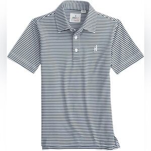 Johnnie O Hangin Out Polo - Navy Blue Stripe